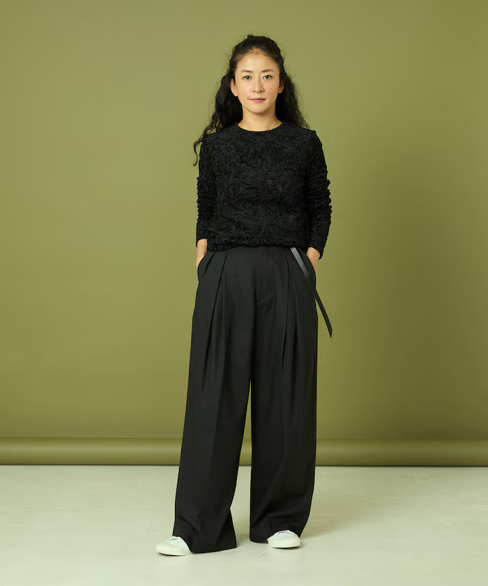 Mesh Velour Top