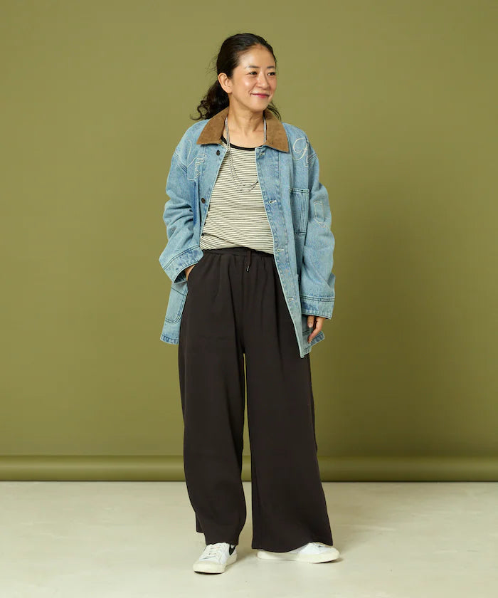Thermal Wide Pants 'Plain'
