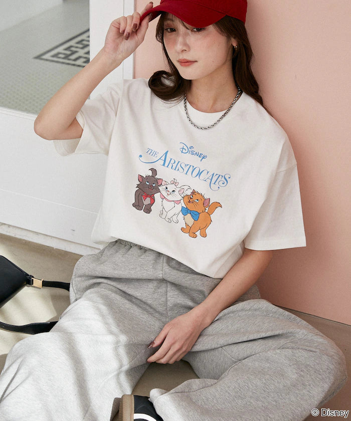 Disney Marie/Disney Marie/Print T-Shirt Limited Edition