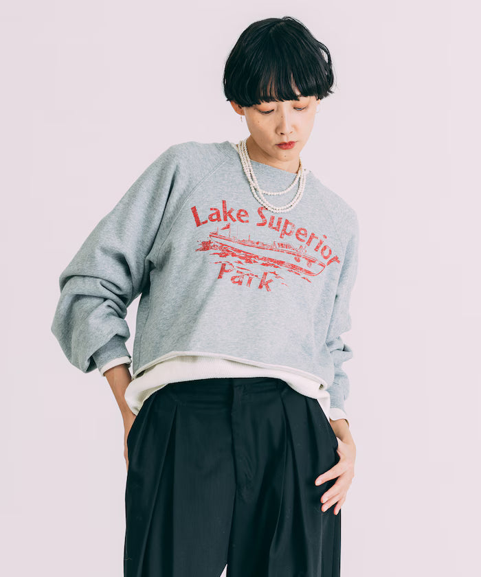 Grunge Cutoff Short Sweatshirt
