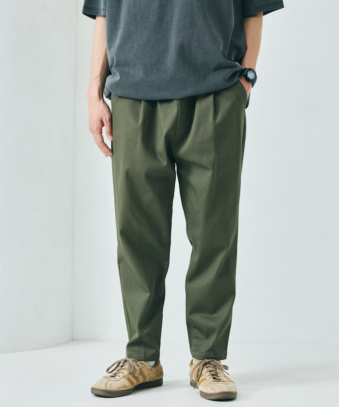 Basic Silhouette Stretch Easy Tapered Pants 【Limited Release】