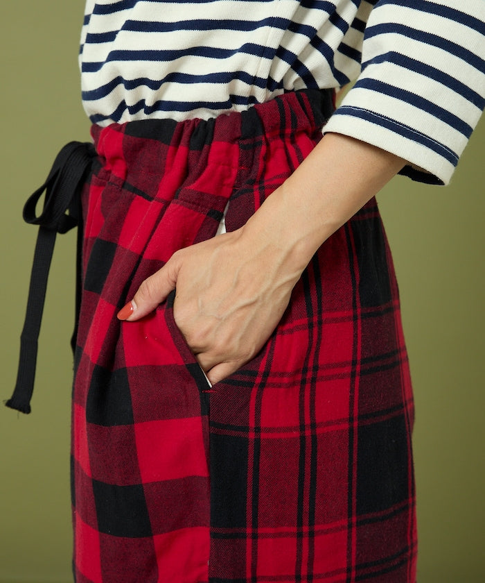 Flannel Check Easy Pants