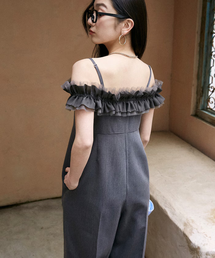 2WAY Tulle Shoulder Salopette Limited Edition