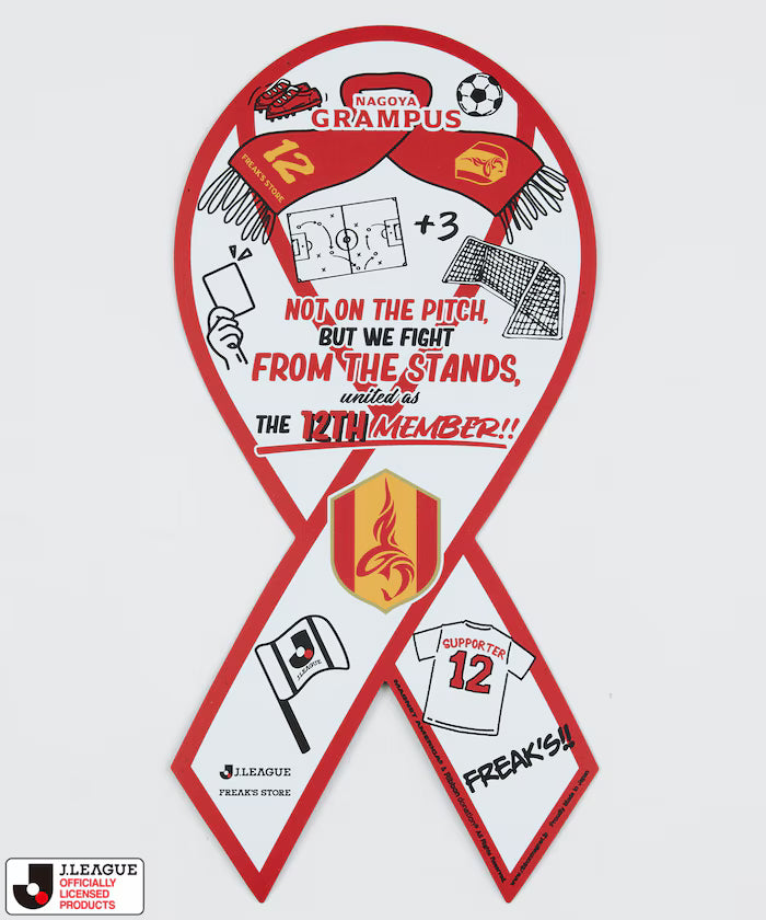 [Sales starting on May 15 at 12:00] J.LEAGUE × FREAK’S STORE Exclusive RIBBON MAGNET - Nagoya Grampus