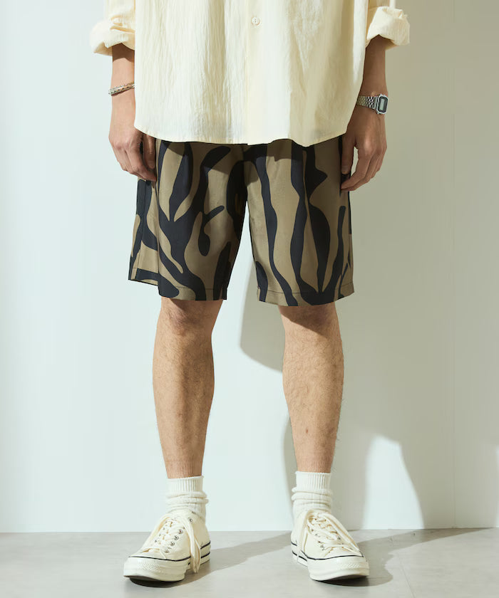 Pattern Easy Shorts / All-over Print Short Pants / Compatible with Setup