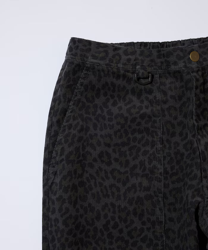 Wide Straight Silhouette All-Over Print Light Corduroy Easy Pants [Compatible with Set Up]
