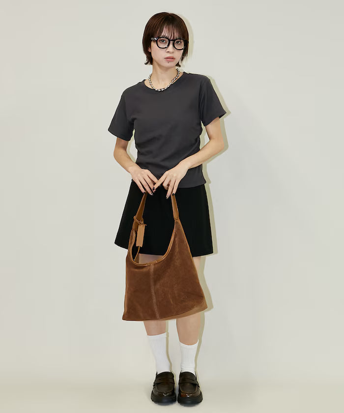 Light Waffle Waist Shirring T-Shirt Limited Edition
