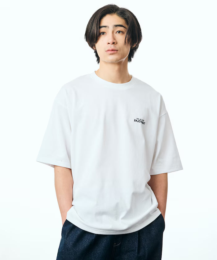 Limited Edition Big Silhouette Back Print T-Shirt SKATE MAN