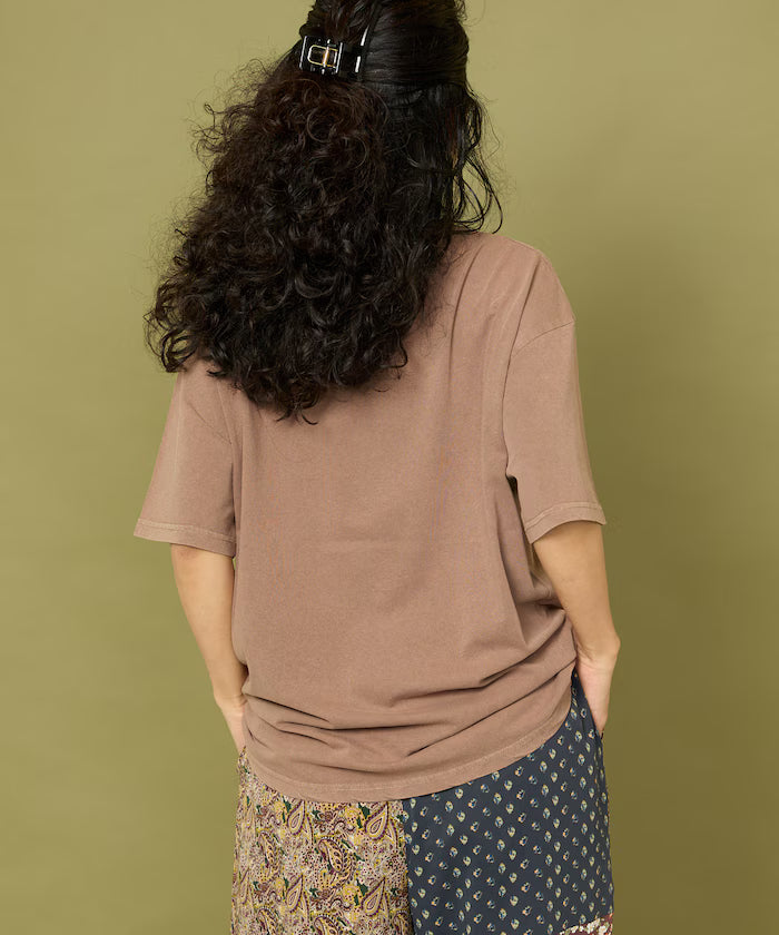 Flocky Print Big T-shirt