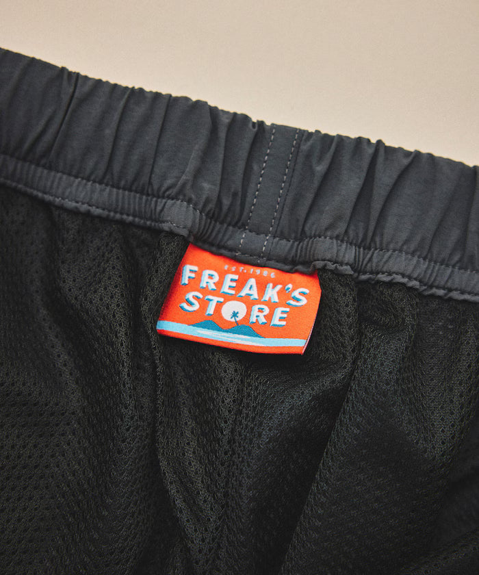 Relaxed Fit Recycled Nylon Webbing Belt Shorts