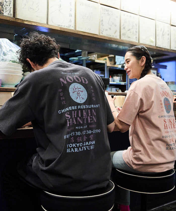 Limited Edition Purple Gold Hotel x FREAK'S STORE Exclusive Back Print Crew Neck T-Shirt