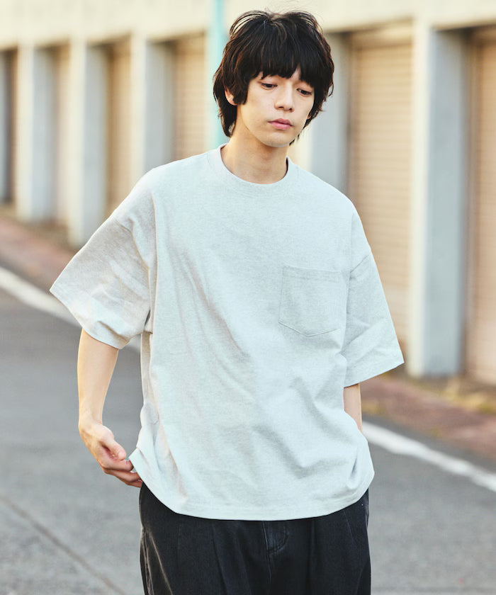 9 oz Heavyweight Big Silhouette Crew Neck Pocket T-Shirt / Heavyweight [Limited Edition]