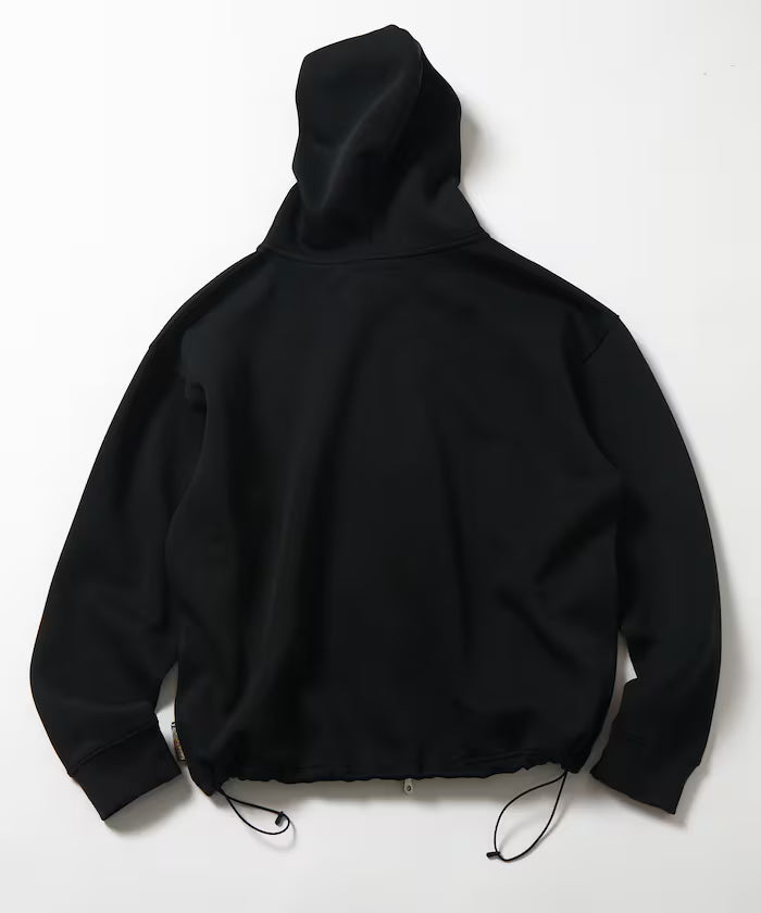 Big Silhouette Spindle Cardboard One Point Logo Sweat Zip-Up Hoodie