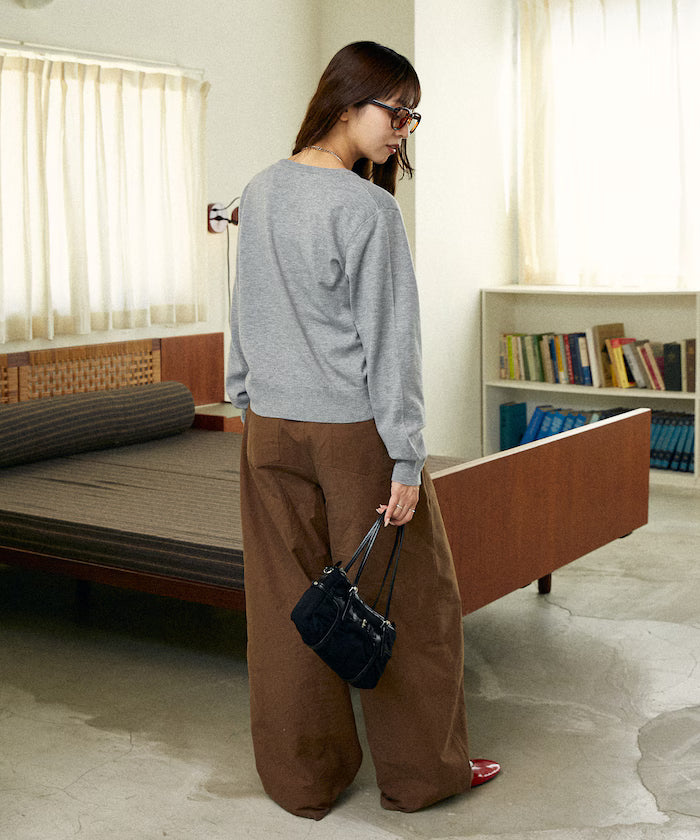 Barrel Pants with Slash Pocket Limited Edition