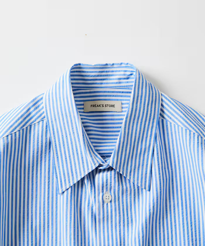 Wide Silhouette Spindle Regular Color Shirt / Hem Code 【Limited Edition】