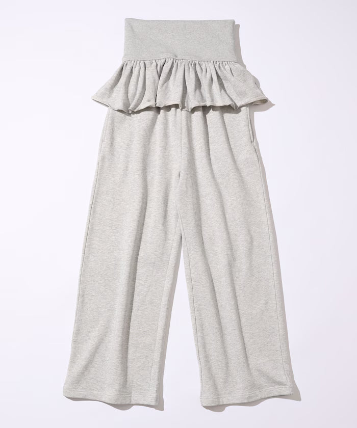 Organic Cotton 2WAY Bear Frill All-in-One / Inside Fleece Sweat