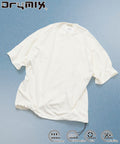 Limited Edition Drymix(R) Drymix Relaxed Fit Henley Neck T-shirt Quick Dry UV Cut - White