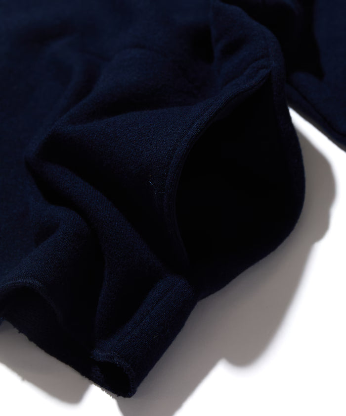 Wool Cotton Loop Back Sweat Hoodie