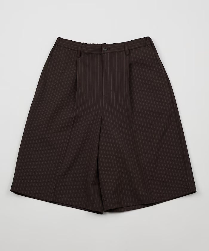 1-Tack Baggy Silhouette Slacks Short Pants
