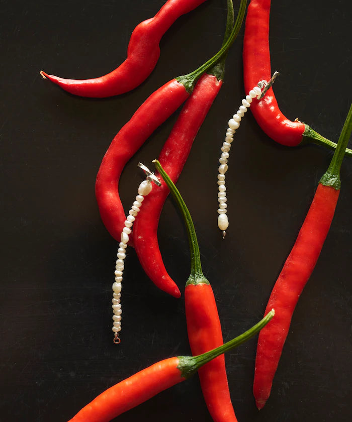 [April 1, 12:00 Release] SILVER925 Freshwater Pearl Earrings / For Both Ears - Silver