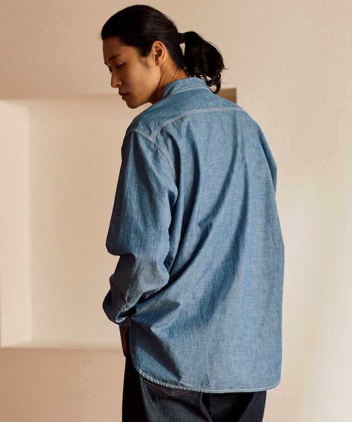 [Made in Japan] JAPAN CHAMBRAY SHIRT L/S