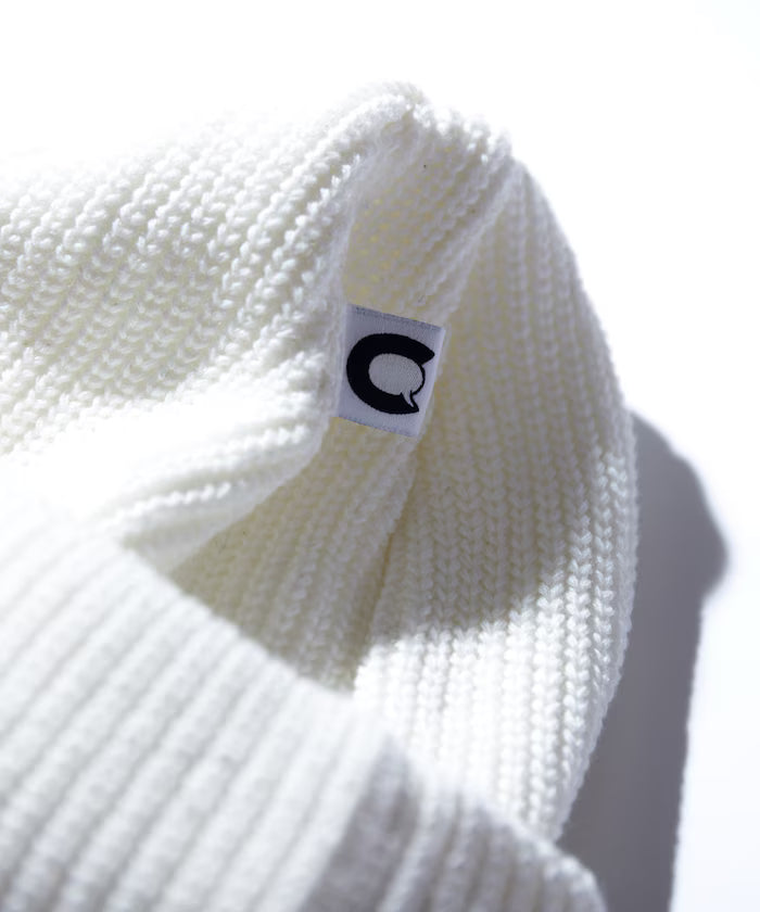Cotton Linen Roll Knit Cap