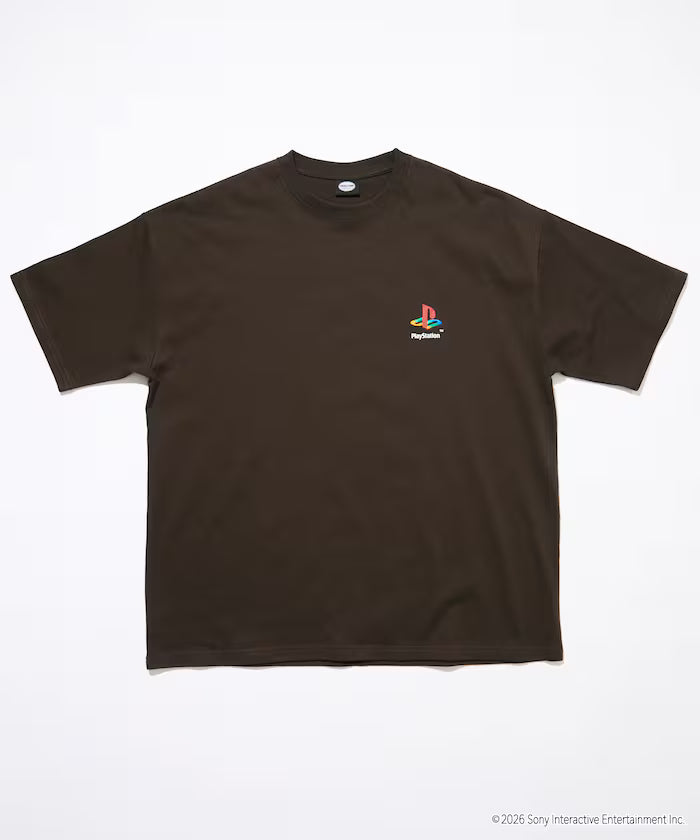 Big Silhouette Back Print Crew Neck T-Shirt/PlayStation Ape Escape 【Limited Edition】
