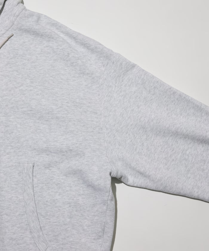 Chemical Wash Short Zip Hoodie