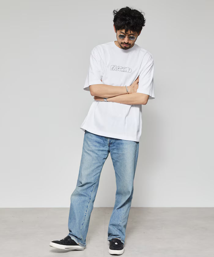 6oz Front Art Print Crew Neck T-Shirt / Skater Logo / Printed T-Shirt