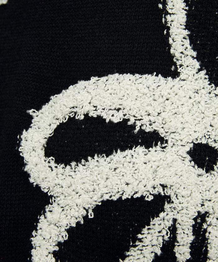 Boucle Flower Pattern Pullover Knit [Limited Edition]