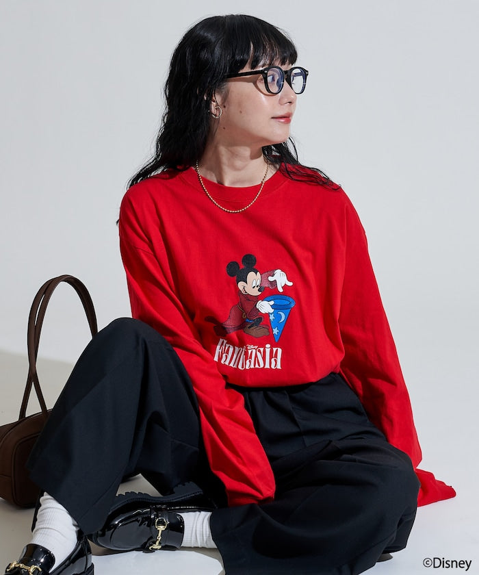 [DISNEY FANTASIA] Big Front Print Long T