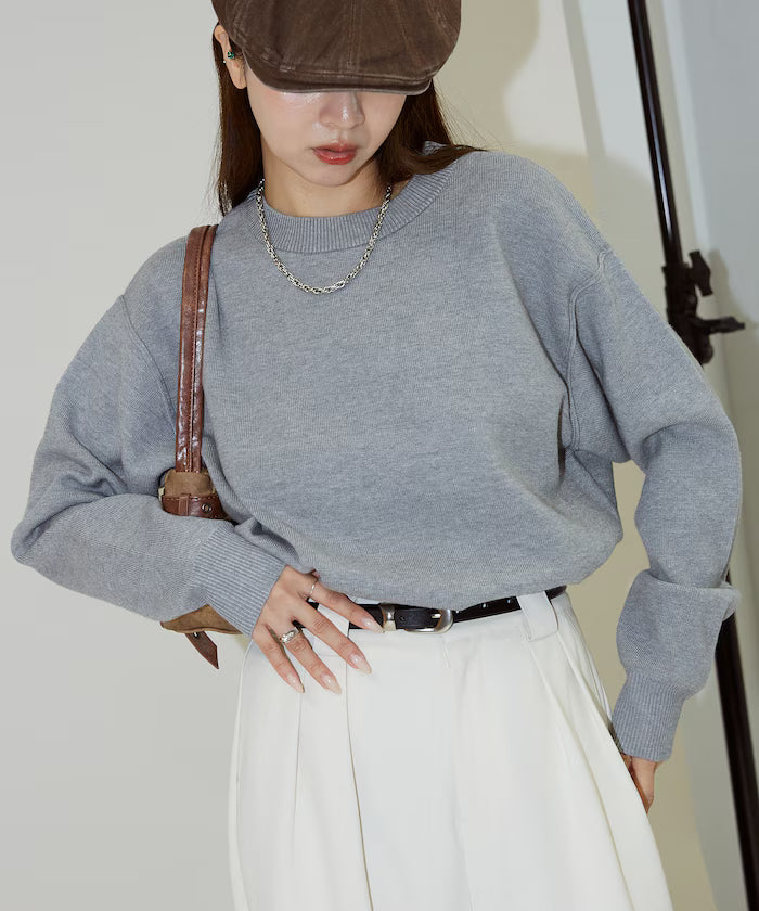 Sweat-like Knit Limited Edition - Gray