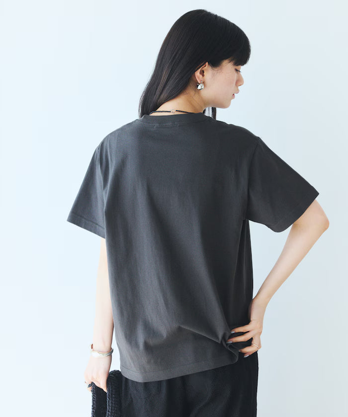 Comfortable Logo Horse Print Crew Neck T-Shirt