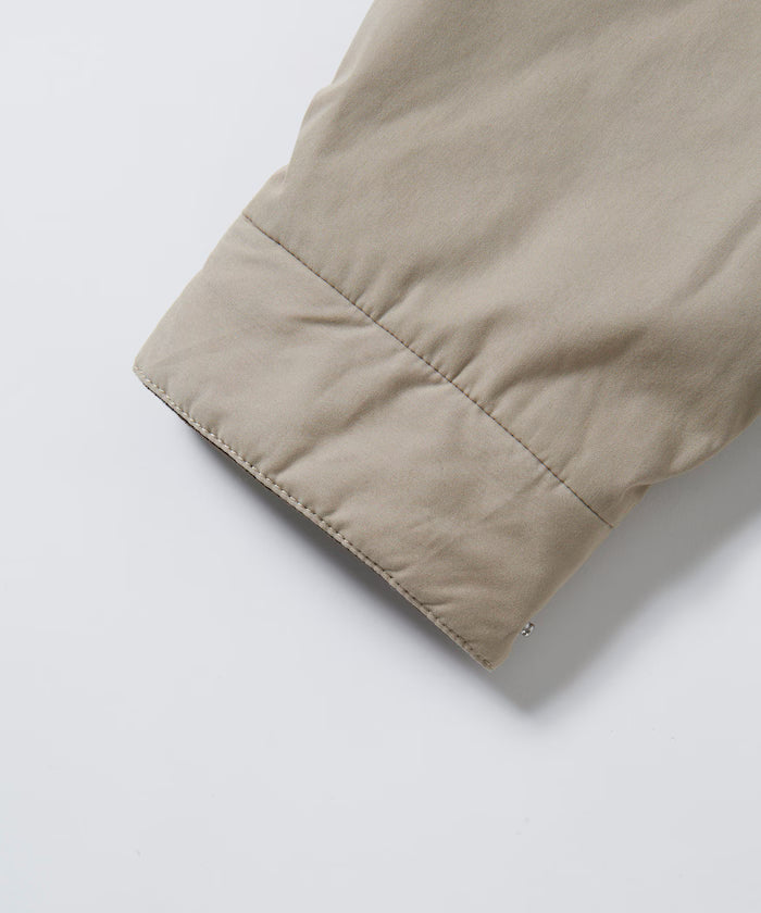 Corduroy panel cotton nylon blouson