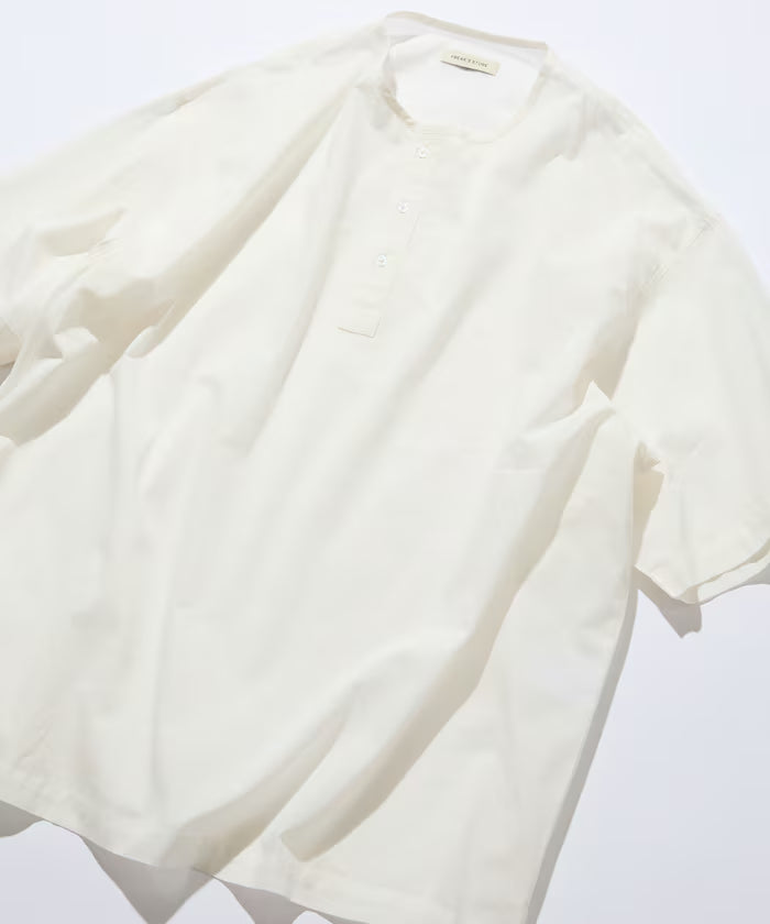 Relax Fit Relaxed Fit Henley Neck Pullover Shirt [Limited Edition]