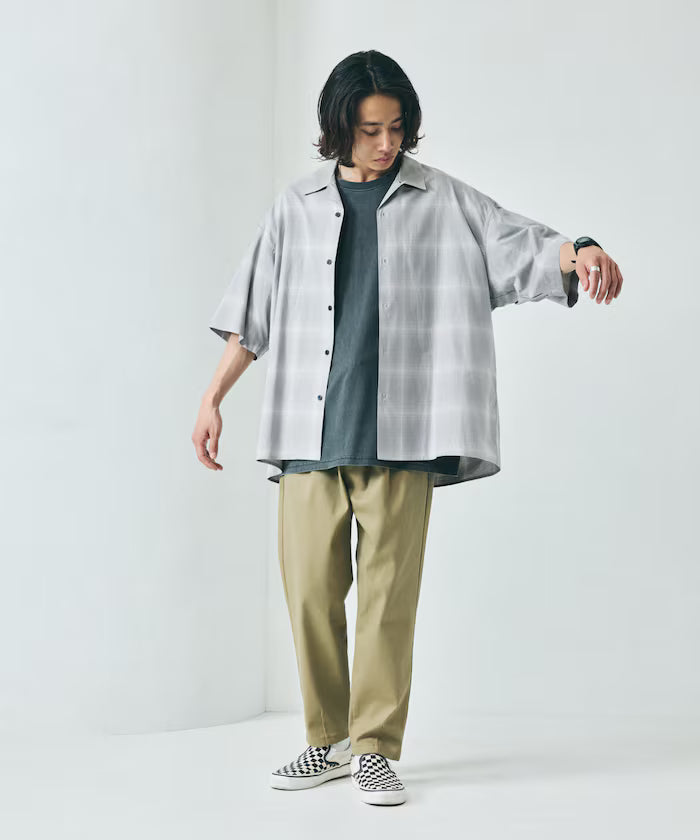Basic Silhouette Stretch Easy Tapered Pants 【Limited Release】