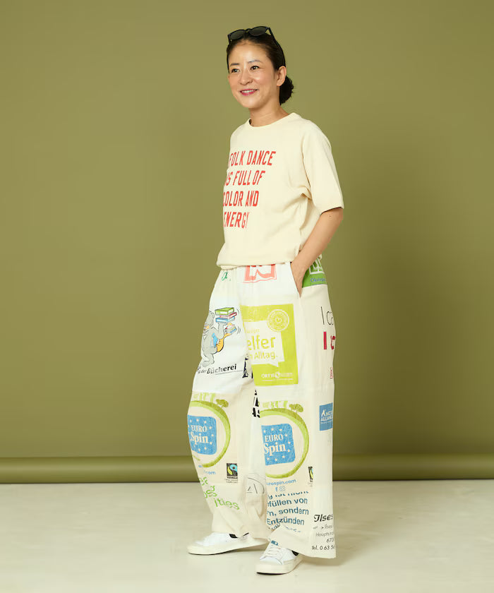 vintage European eco bag remake pants