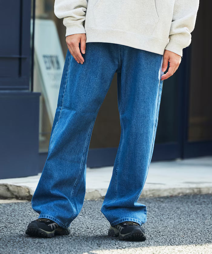 Wide Straight Denim Pants [Limited Edition]