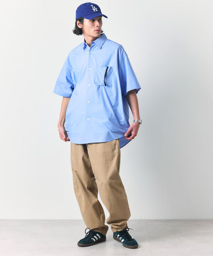 Relax Fit Relaxed Fit Short Sleeve Regular Collar Shirt [Limited Edition]