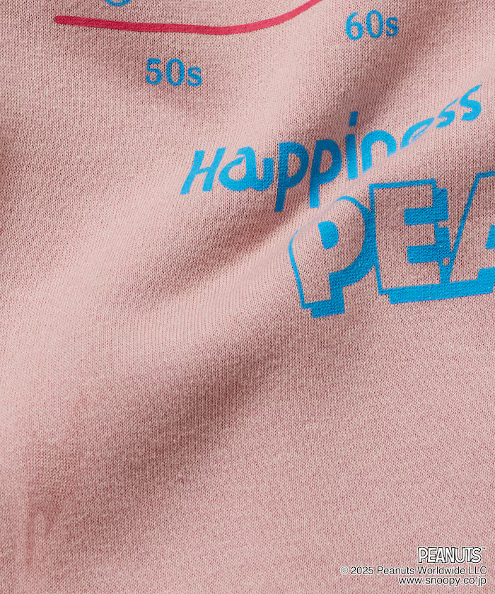 PEANUTS/Peanuts Exclusive Back Print Crew Neck Sweatshirt/Snoopy 【Limited Release】