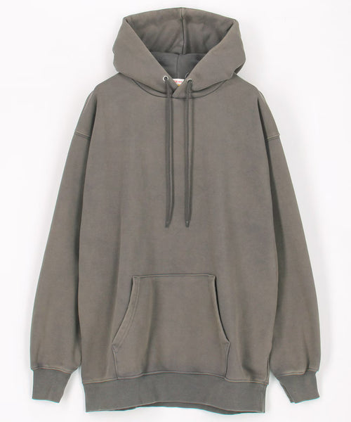 13 oz HEAVY WEIGHT pigment-dyed sweat hoodie - Brown
