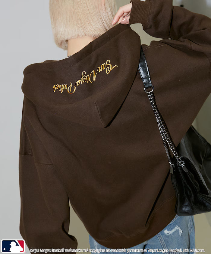 Limited Edition SWEAT ZIP HOODIE - Brown