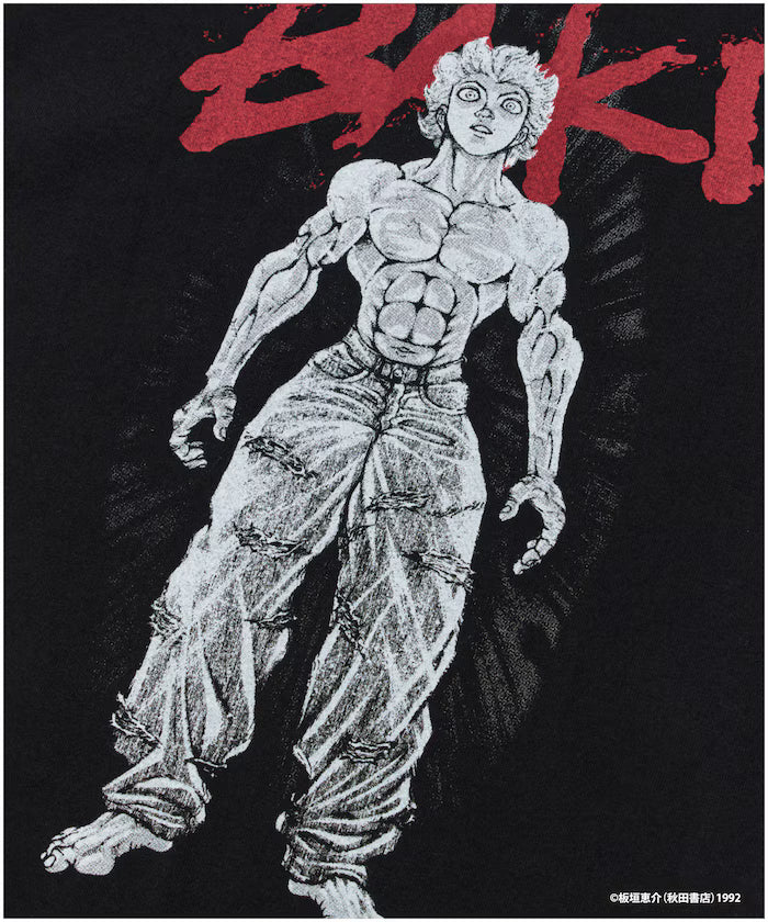 [June 12 12:00 Sale Start] Baku 「Hanma Baki/Awakening」 Print Crew Neck T-Shirt