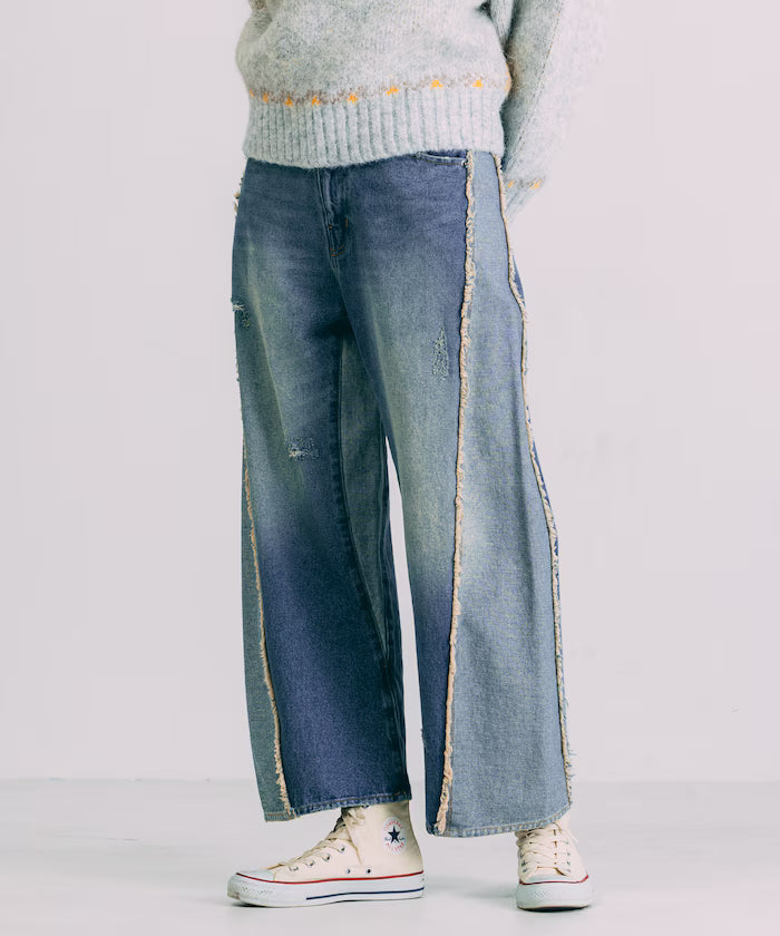 Colorful Curve Denim