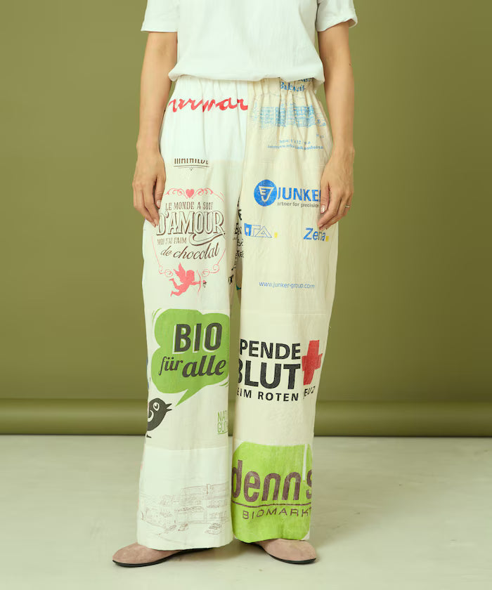 vintage European eco bag remake pants