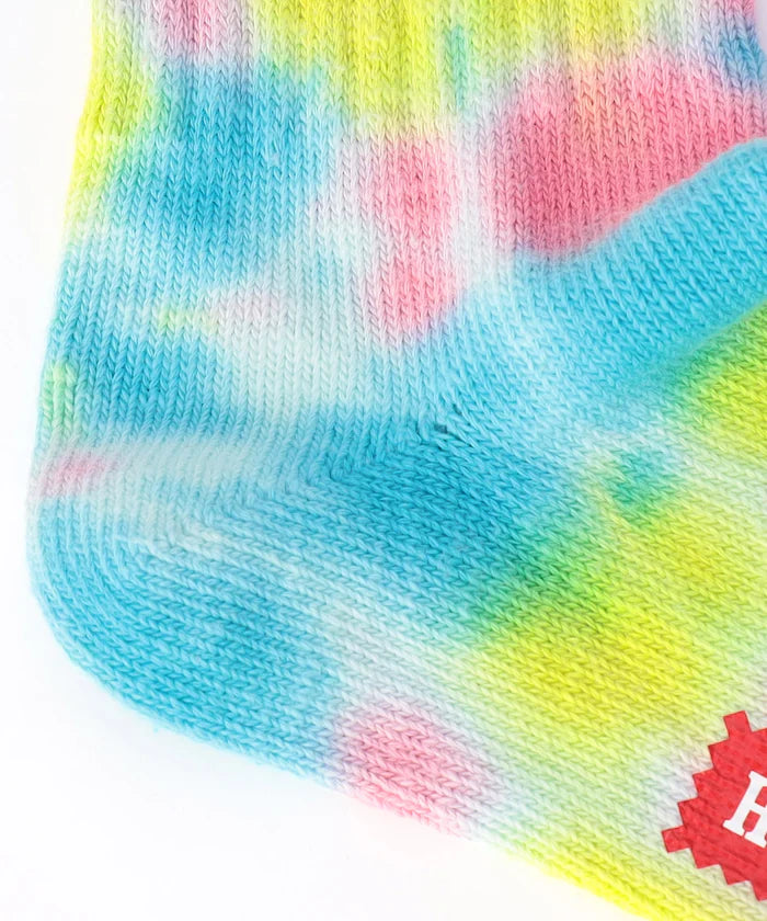 Tie-dye crew socks (for sizes 25.0-27.0cm)