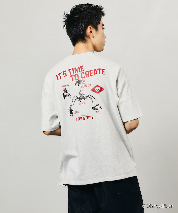 [TOY STORY] Exclusive Character Print Crew Neck T-Shirt Sid's Toy [Limited Edition]