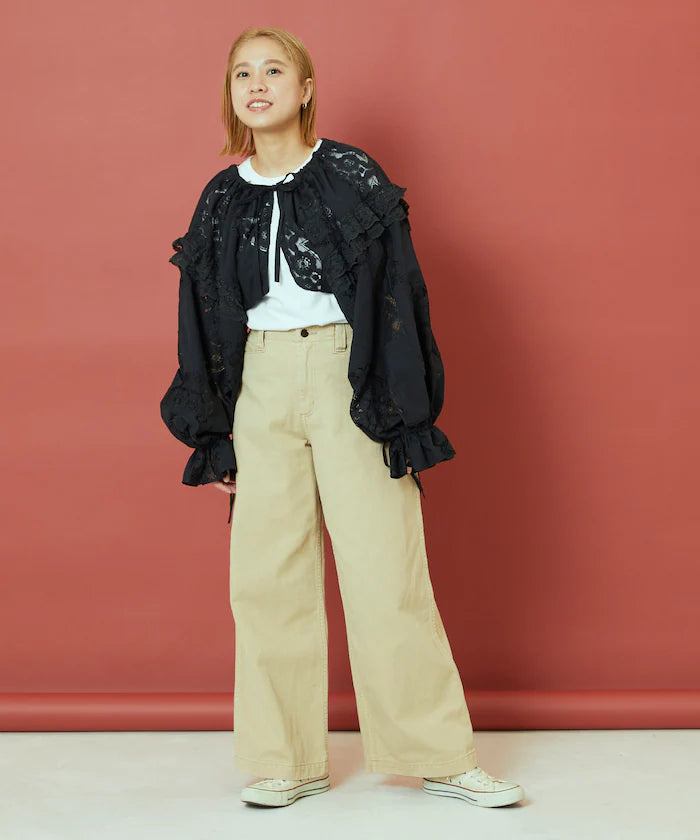 2WAY Lace Bolero & Chaps Pants