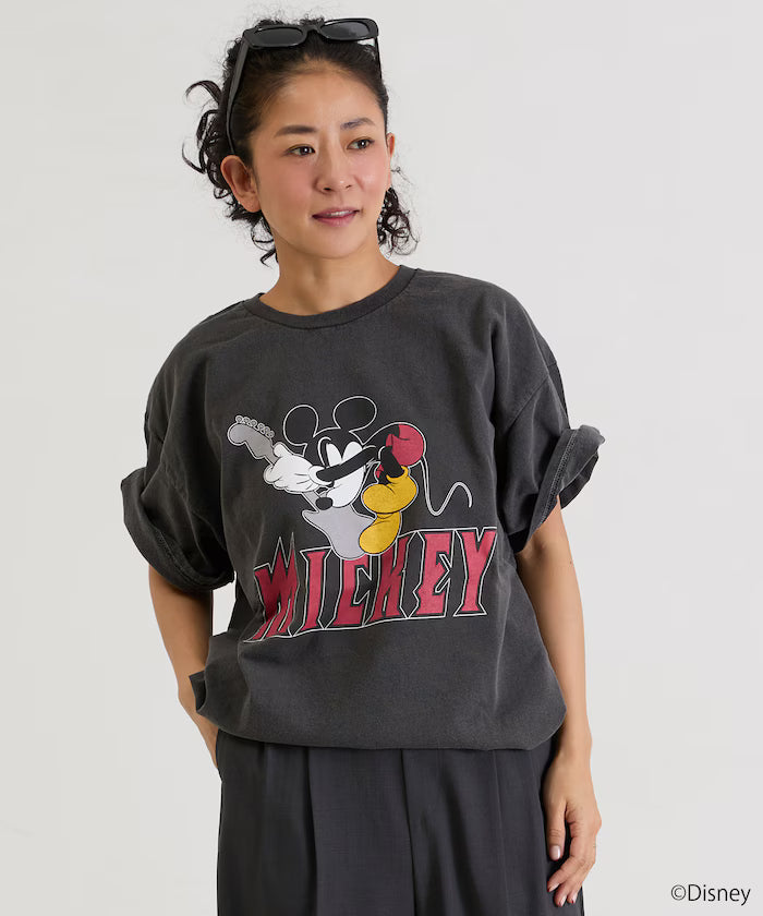 Mickey Rock Big T-Shirt - Black