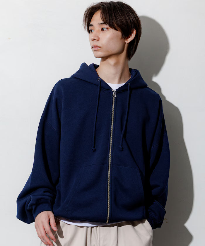 Relaxed Fit Zip-Up Hoodie 【Limited Edition】